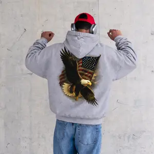 American Eagle Flag Hoodie – Patriotic Freedom Pullover