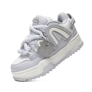 Q-AND Women's skate shoes 2026 new thick-soled couple's bread shoes original autumn and winter versatile casual height-increasing shoes men' shoes