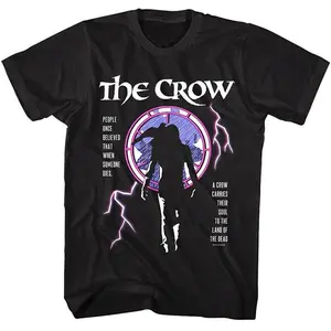 THE CROW T-Shirt Gothic Superhero Movie Quotes Graphic Tees