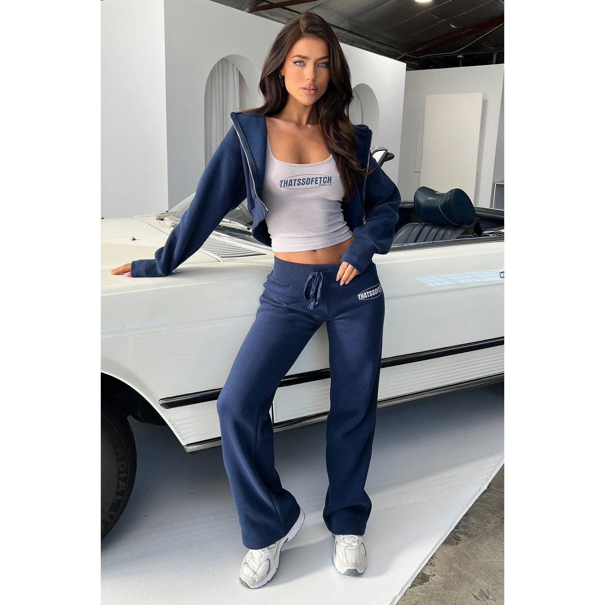 Series 10 Low Rise Sweatpants - Navy