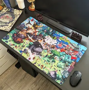 Ghibli Map Anime Totoro Sky Gaming Mouse Pad Anime Desk Mat Office