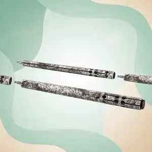 EVO Valkyrie Frostbane Carbon Break & Jump Cue — Devastating Break Power, Precision Jump Control, Hybrid Pro Taper, 29in Carbon Shaft, 13.5mm White Bakelite Tip, 19-19.5oz, 3/8-8 Stainless Joint, Wrapless Grip