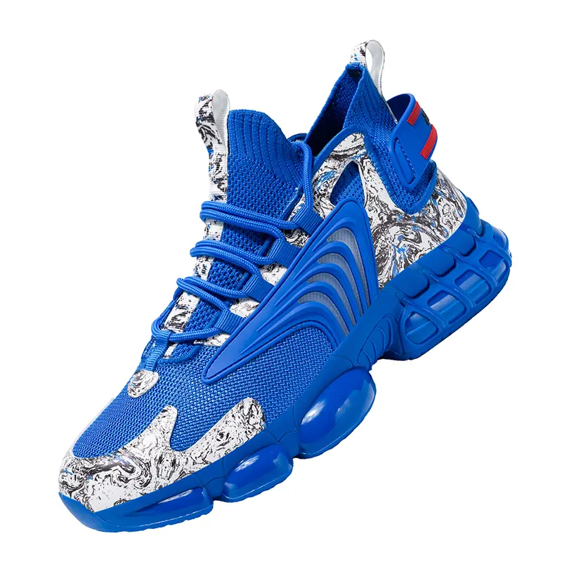 Summer Cool Breathable Men Sports Sneakers Ultra Light Soft Sole Shock Absorbing Fashion Street Style Casual Walking Sneakers，Suitable for outdoor walking, gym, camping, work， club