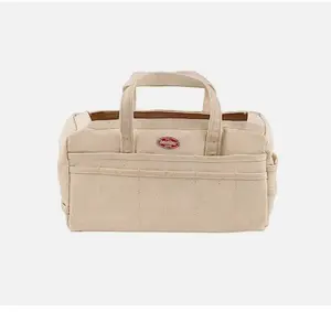 Bucket Boss Original Rigger's Bag Natural Tool Bags Original Series Canvas Work Tool Bag with Handles for Rigging Professionals Natural Material