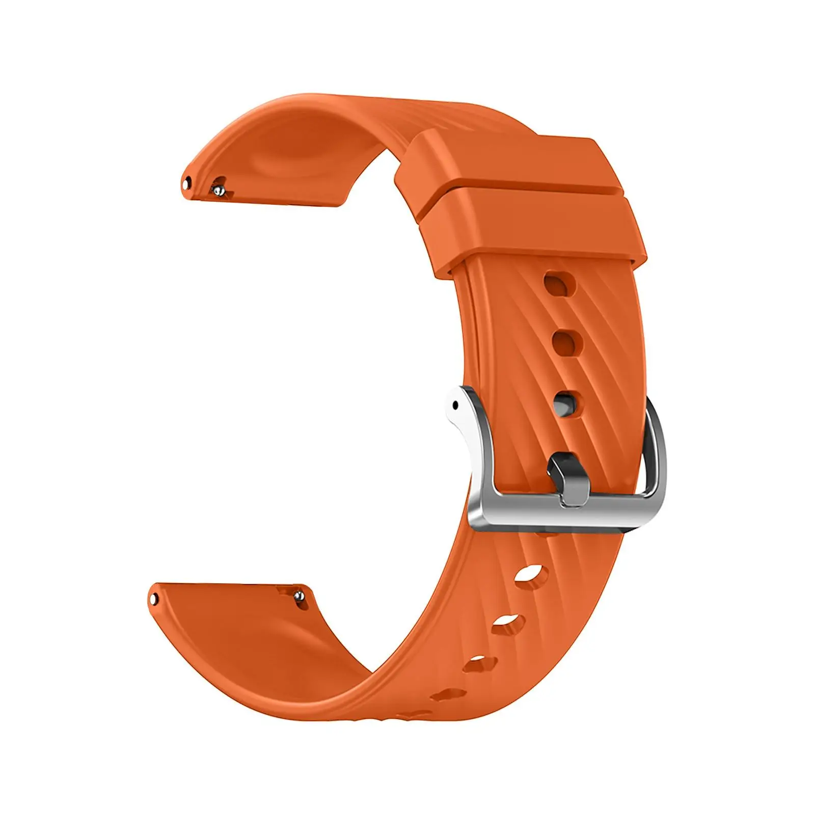 Silicone Sports Watch Band, Waterproof Soft Replacement Watch Band with Stainless Steel Buckle, Wearable Accessories, Smart Watch Band for Men & Women