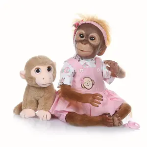 20-Inch Soft Plush Monkey Doll - Perfect Cuddly Companion for Kids!