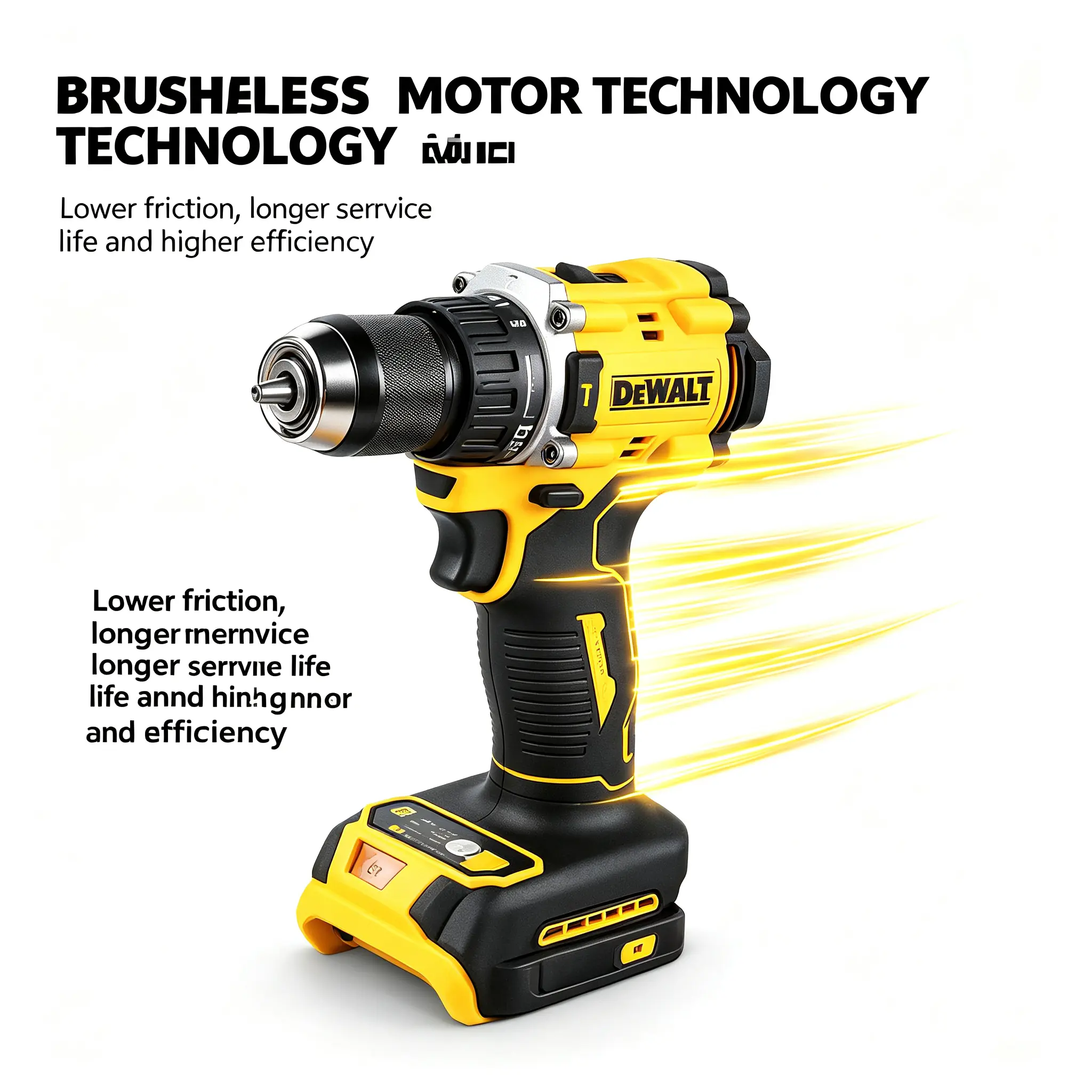 DEWALT DCF805 20V MAX Power Brushless Hex Cordless Impact Driver - 3 Speed Control, Compact Body with Built-in LED Lighting, for Framing Jobs, Wood/Metal Cabinet Installation Mechanical Repair
