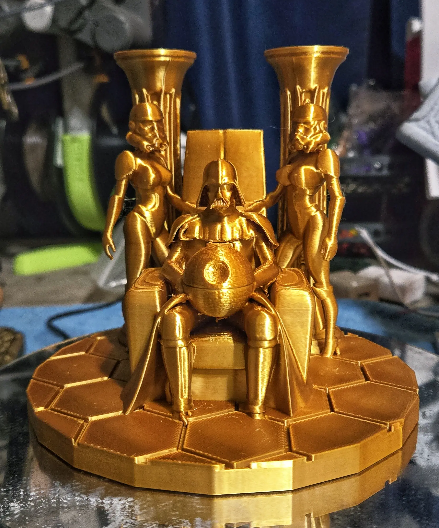 Pimp Vader 5 inch Figurine - Detailed Product as shown Decor Lightsaber