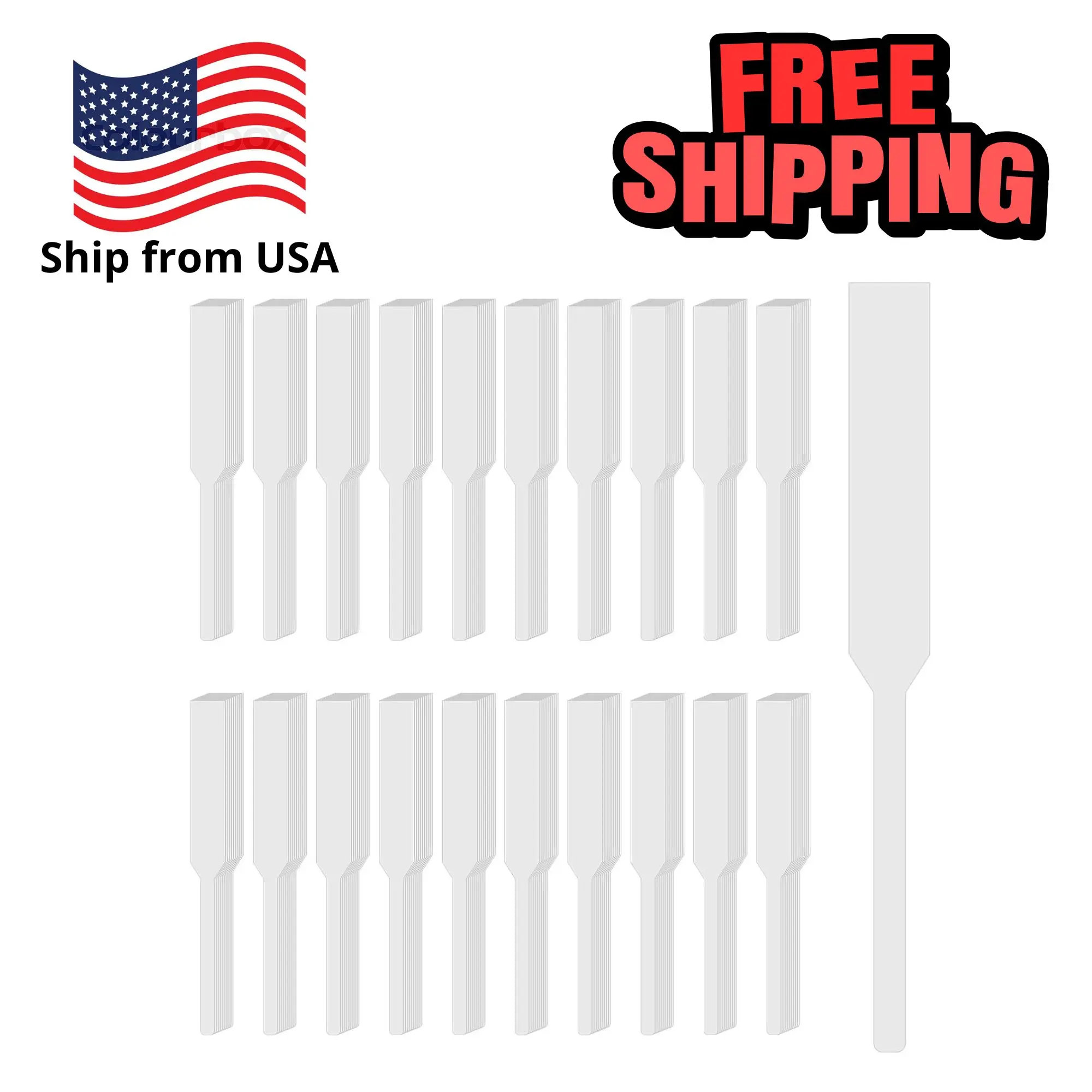 200 PCS Perfume Test Strips Paper Disposable White