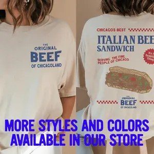 The Original Beef of Chicagoland Classic T-shirt Chicago Restaurant from The Bear TV Show Logo Unisex Shirt Soft Cotton Unisex Fit