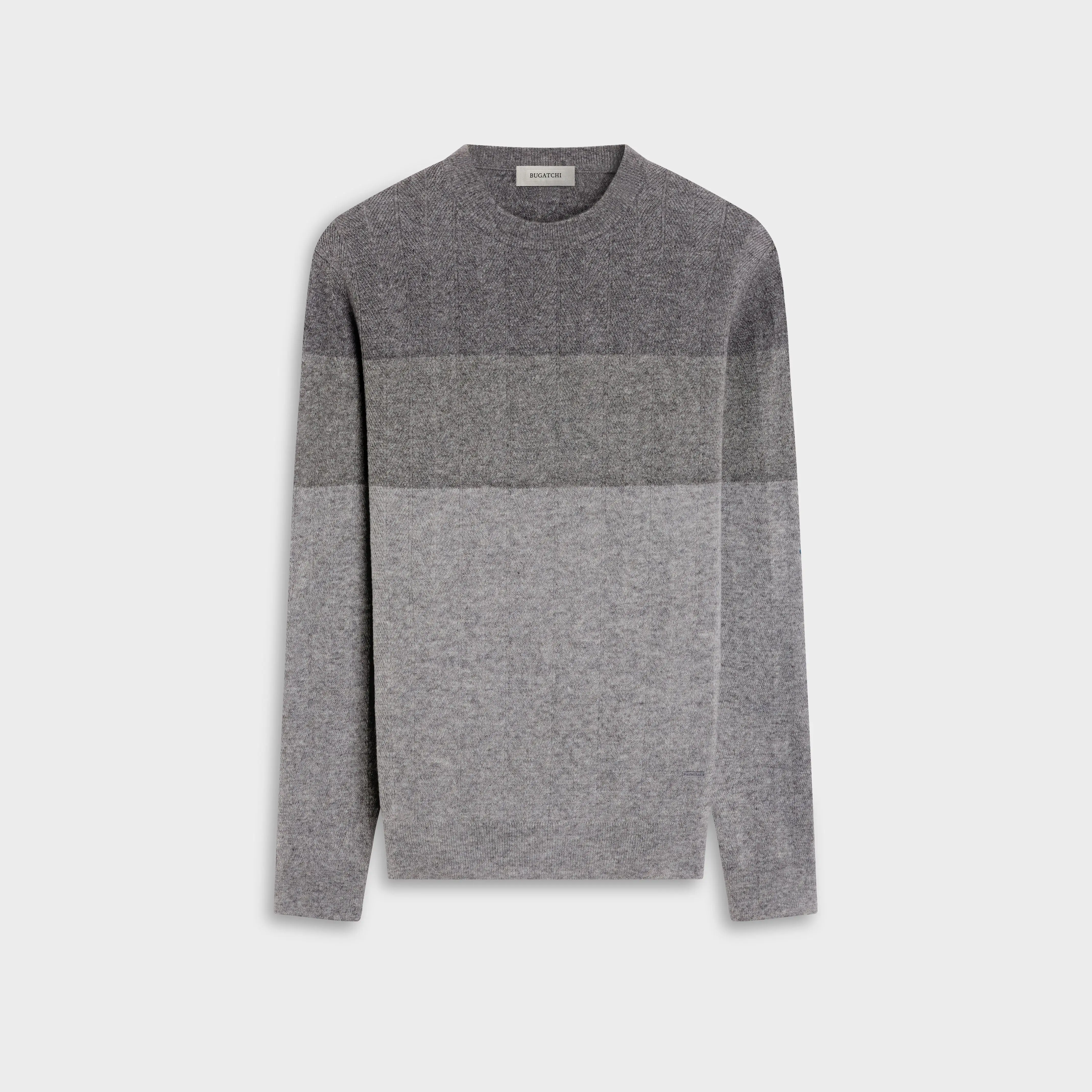 Color block Chevron Crewneck Sweater