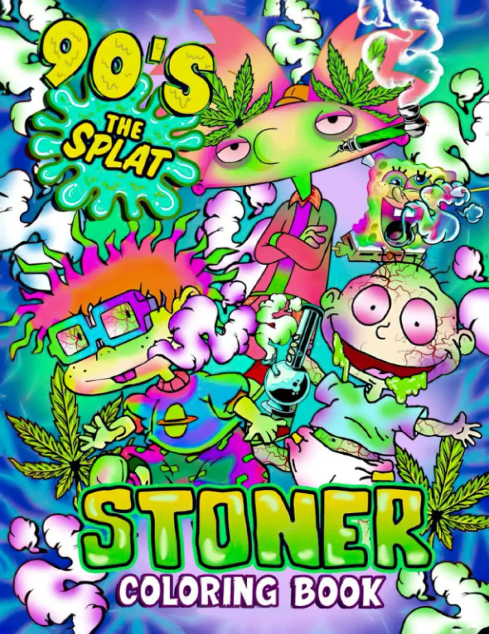 90’s Cartoon Stoner Coloring Book Paperback – December 5, 2021