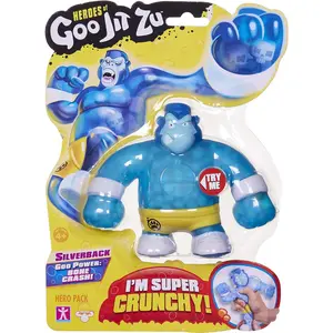 Heroes of Goo Jit Zu - Crunchy Gorilla Action Figure, Silverback