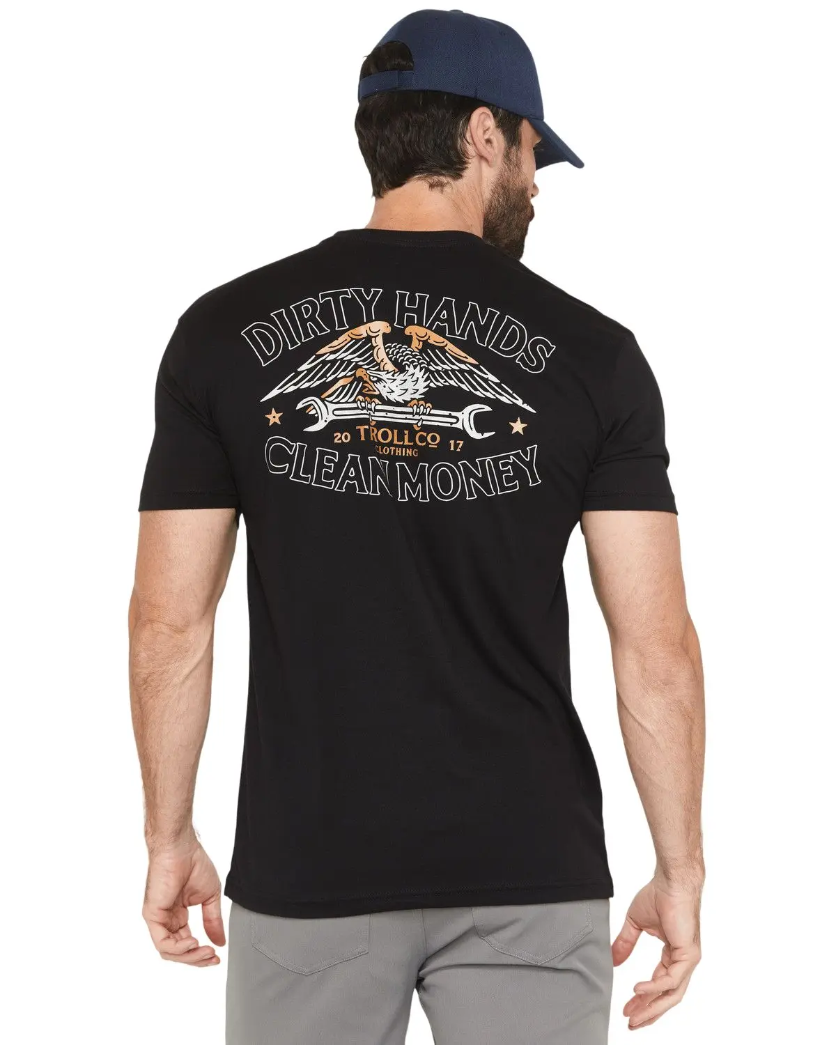 Troll Co Men's Men'S Dhcm Wing Spanner Short Sleeve Graphic T-Shirt - Tc2538