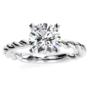 Balsam - Round Moissanite Engagement Ring