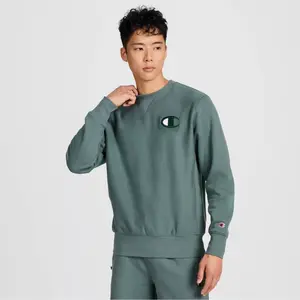 Champion Adult Sizing Iconic Embroidered Crewneck Sweatshirt - Dark Forest L