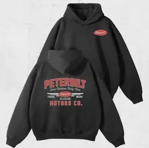 Peterbilt Hoodie, Classic Motors Co. Trucking Sweatshirt, Vintage Truck Driver