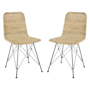 Safavieh Minerva Weaved Dining Chair (Set of 2)