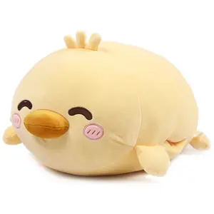 Cute Fluffy Duck Plush Toy, 1 Count Creative Stuffed Duck Toy, Soft Animals Decoration Toy for Home Sofa & Bed, Kids Birthday Gift.