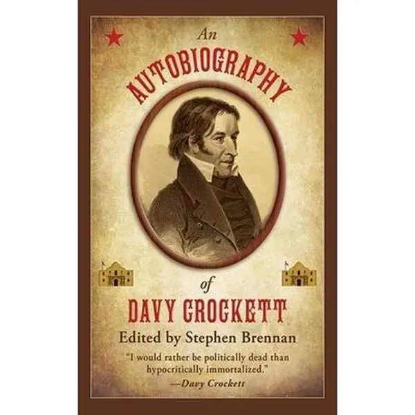 USED Book - An Autobiography of Davy Crockett (Hardcover) - english