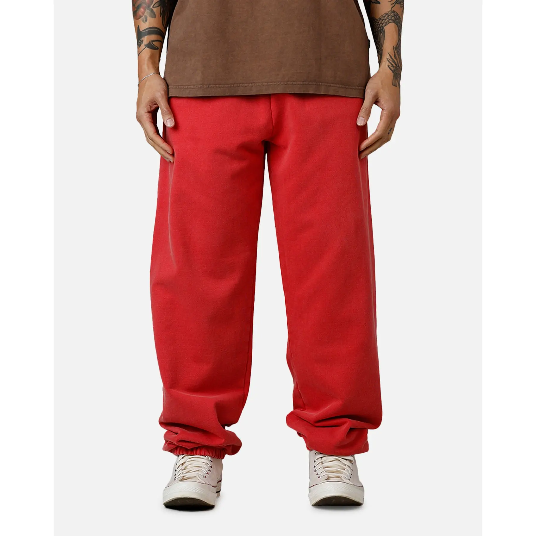 American Thrift Jogger Pants Washed Red