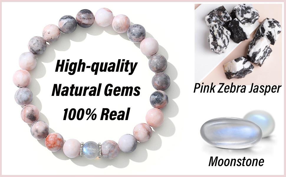 Inspirational Gifts for Kids/Girls/Teens/Women-Love/Encouragement-Natural Crystal Bracelets-Handmade Cute Gifts
