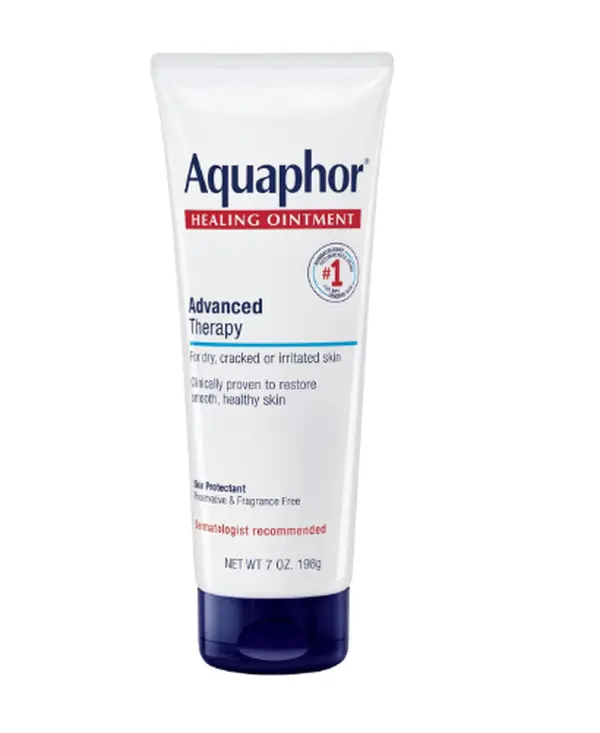 Aquaphor Healing Ointment Advanced Therapy Skin Protectant, Dry Skin Body Moisturizer, 7 Oz Tube