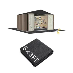 5 x 3 ft Outdoor Storage Shed Mat, Waterproof Floor Mat, Non-Slip & Non-Scratch Protective Mat for Garden Sheds🔥,summervibes