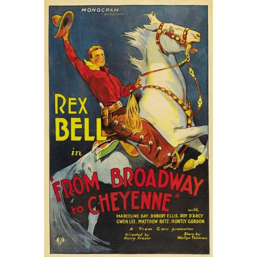 Broadway to Cheyenne Movie Poster (11 x 17)