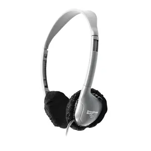 212 MAIN Disposable Headset Ear Cup Covers - Black, 2.5 in. Polyester Weave, 50 Pairs, On-Ear Fit, Headset Earphone Protective Cover for Outdoor Leisure & Personal Recording