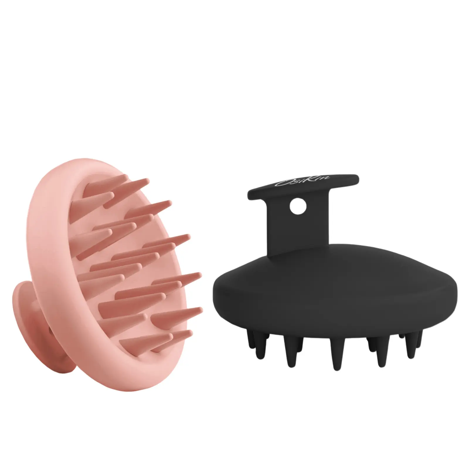 Silicone Scalp Massager Shampoo Brush - Lightweight Soft Bristle Scrubber for Wet/Dry Use, Cleaning, Bath Personal Care, Exfoliating, Dandruff Removal & Stress Relief Hair Therapy Tool for Adults