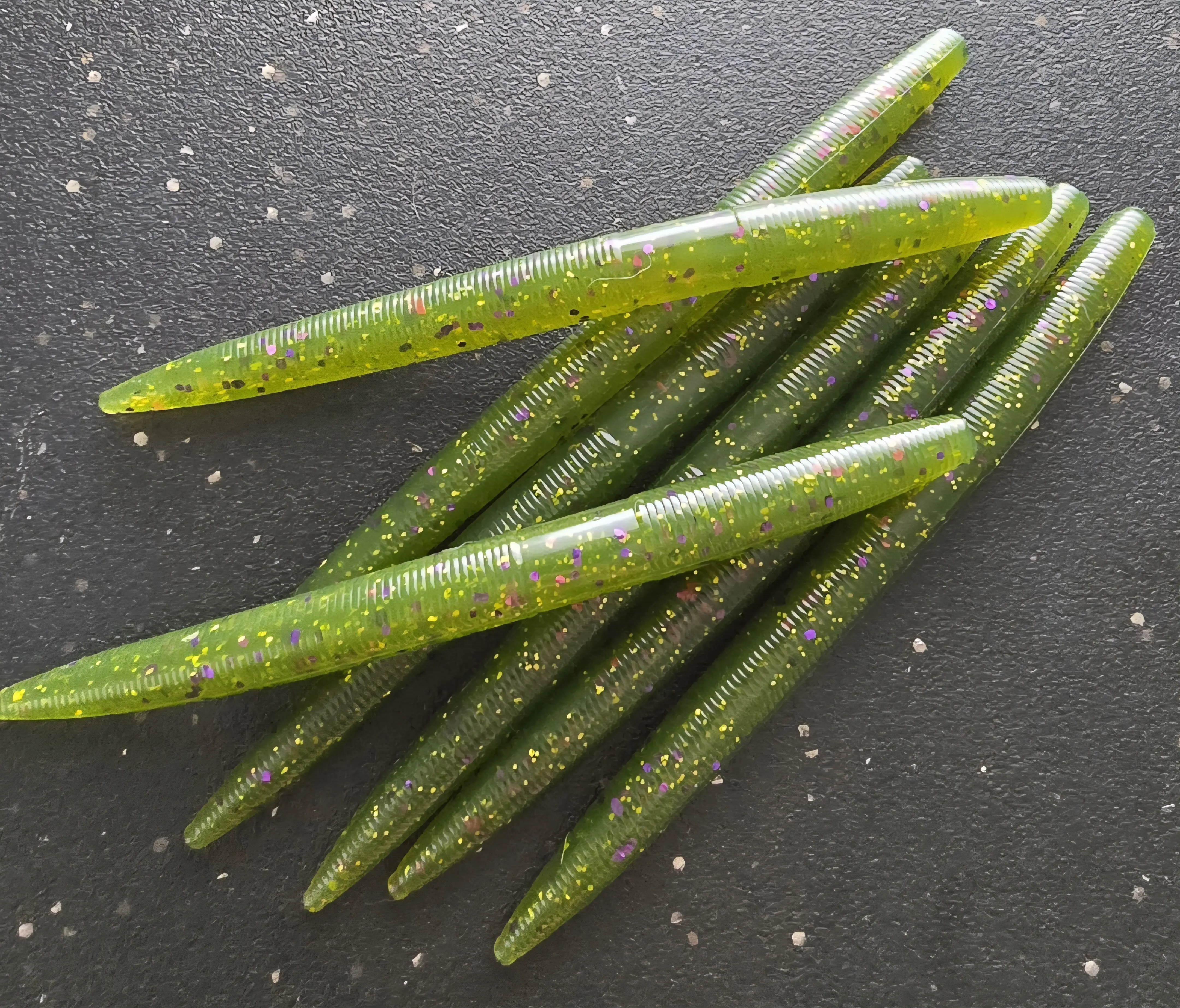 Sapper Baits 5" Sapper Stick Bait- Claymore- Watermelon with Purple and Chartreuse Flake