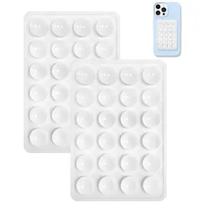 1PCS Silicone Suction Phone Case Mount,Non Slip Suction Cup Phone Mount,Hands-Free Phone Accessories Holder for Selfies and Videos,Silicon Adhesive Phone Stand Sticky Cellphone SmartphoneHARD EDGE