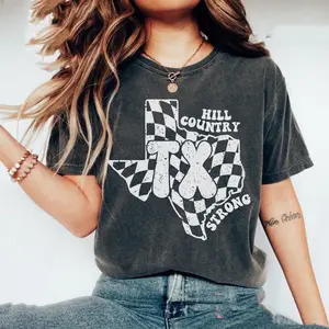 Comfort Colors Texas Strong Flood Shirt, Hill Country Strong Tshirt, Texas Floods Victim T-Shirt, Pray for Texas Tee Camp Mystic Flood Shirt