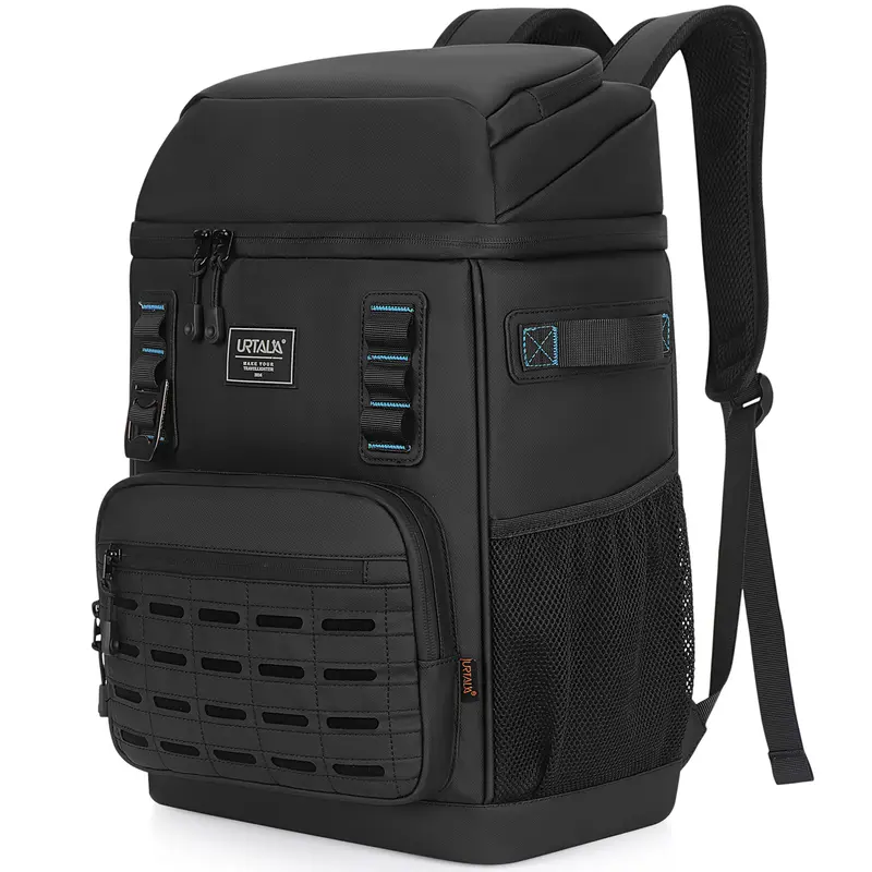 Urtala double-layer large capacity unisex large insulated refrigerated multifunctional backpack, leak-proof membrane waterproof backpack, suitable for camping, beach, fishing, picnic, travel, outdoor Soft or cheeto bagsmart blast  Can Cooler Hiking