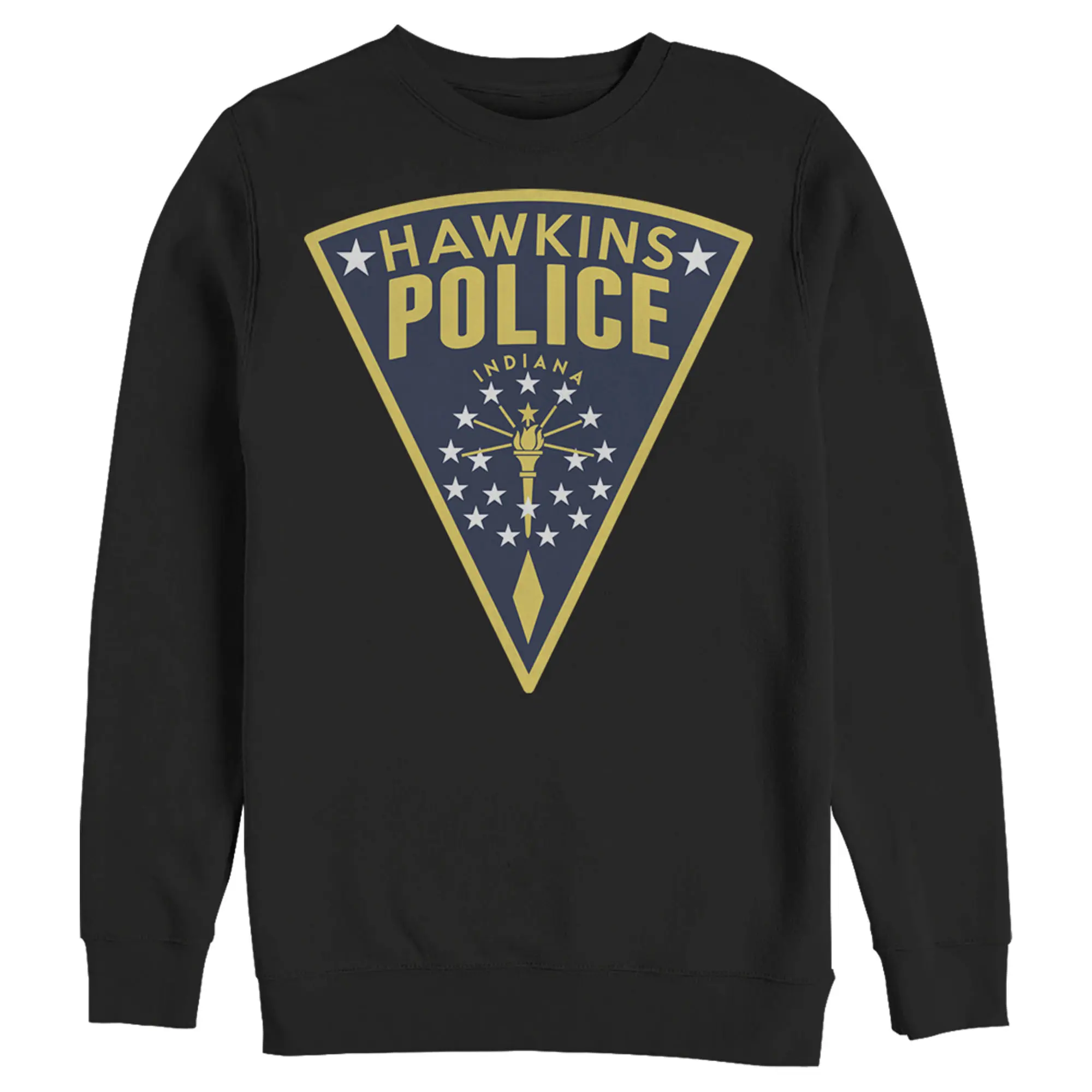 Men's Stranger Things Hawkins Police Crest Sweatshirt