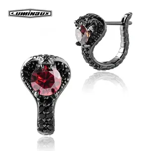[LUMI15] Real Synthetic Moissanite King Cobra Earring