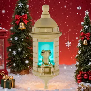 Puerto Rican Garita Coqui Lamp, Puerto Rican Frog Lamp with Sound, Multi-Color Changing Coqui Frog Light for Wall with Remote Control, Caribbean Wall Night Light for Corridor Room Garden Decor