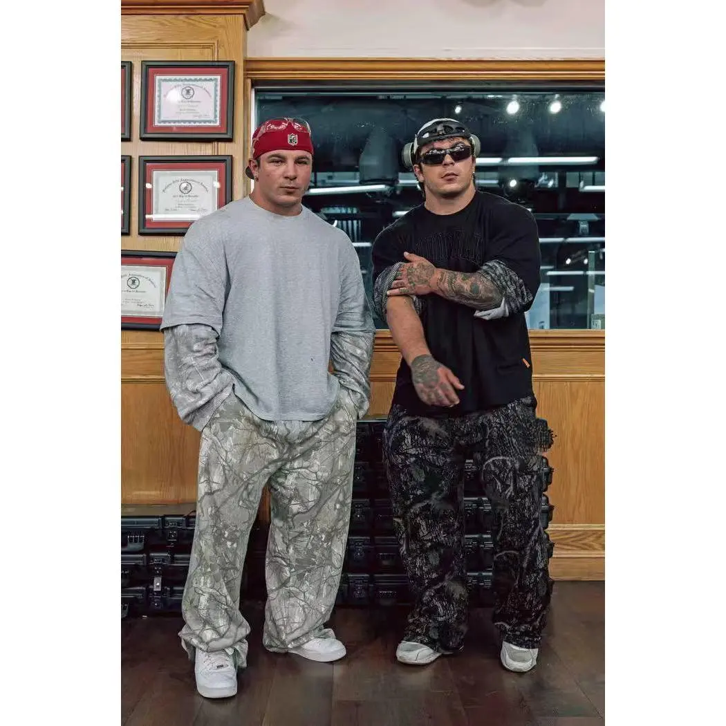 Baggy Camo Sweatpants Y2k StreetwearOversized Camouflage Pants