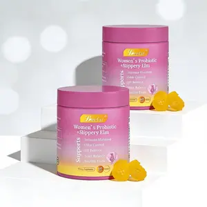 Ends Tonight! Women's Probiotic Gummies | Slippery Elm & Prebiotics | Hawaiian Pineapple 60ct | pH Balance & Intimate Moisture Support | High Absorption