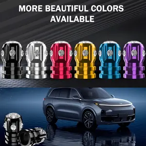 4pcs Shiny Rhinestone Tire Caps, Crystal Diamond Car Valve Stem Covers, Luxury Leak-Proof Dustproof Valve Stems, Universal Fit for Cars Bikes Motorcycles