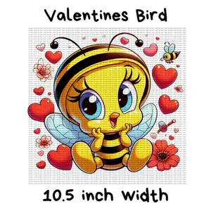 Valentines Bird Shirt Transfer | HTV Print
