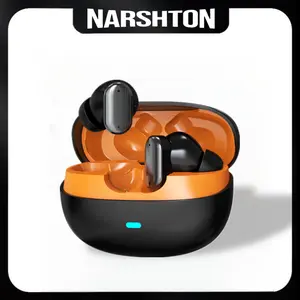 Narshton T10 TWS Bluetooth Wireless Earphones, Bluetooth 6.0, Great Sound, HD Calls, Long Battery Life, Gaming Earphones with Game Mode.