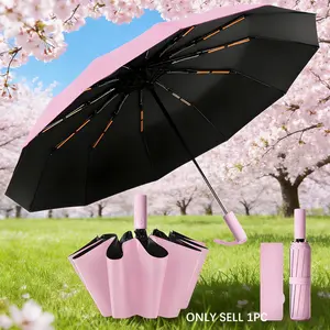 Automatic Folding Umbrella, Portable Pocket Umbrella for Rain and Sun, UV Protection, Windproof Design, Unisex Carry-On Umbrella, Lightweight Umbrella, Rainproof Umbrella