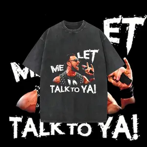 LA Knight Let Me Talk To Ya WWE Authentic Largely Wash T-shirt , WWE Shirt, Wrestling T-shirt, Sports Tee, Boxing T-shirt, Gift for Him, Gift for Her, Hoodie, Sweatshirt, Crewneck, Casual Cotton graphic tees