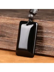 Peaceful and Uneventful Pendant Necklace, Wordless Pendant, Women's Pendant, Round Pendant, Lucky Charm Gift