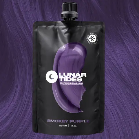 Lunar Tides Hair Color - Smokey Purple Grey Based Violet Semi-Permanent Hair Dye Vegan Cruelty-Free
