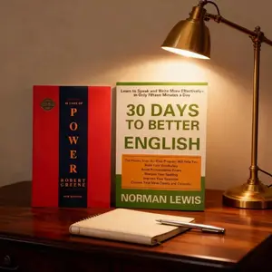 The 48 Laws of Power & 30 Days To Better English Book - 30-Day Guide: Master Strategic Power & Achieve English Excellence