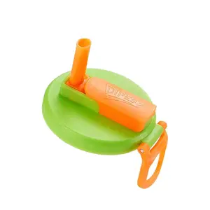 Color Soda Can Lids with Straw, Reusable pop can lids for Canned,BPA-Free Can Covers for Soda, Leak-Proof Design(Green)-Green Orange