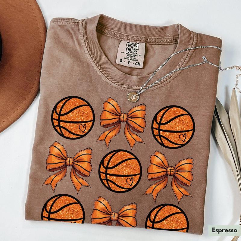 Comfort Colors Basketball Mom Shirt, Coquette Basketball Shirt, Cute Basketball Shirt, Basketball Mama Shirt, Basketball Lover Shirt, Game